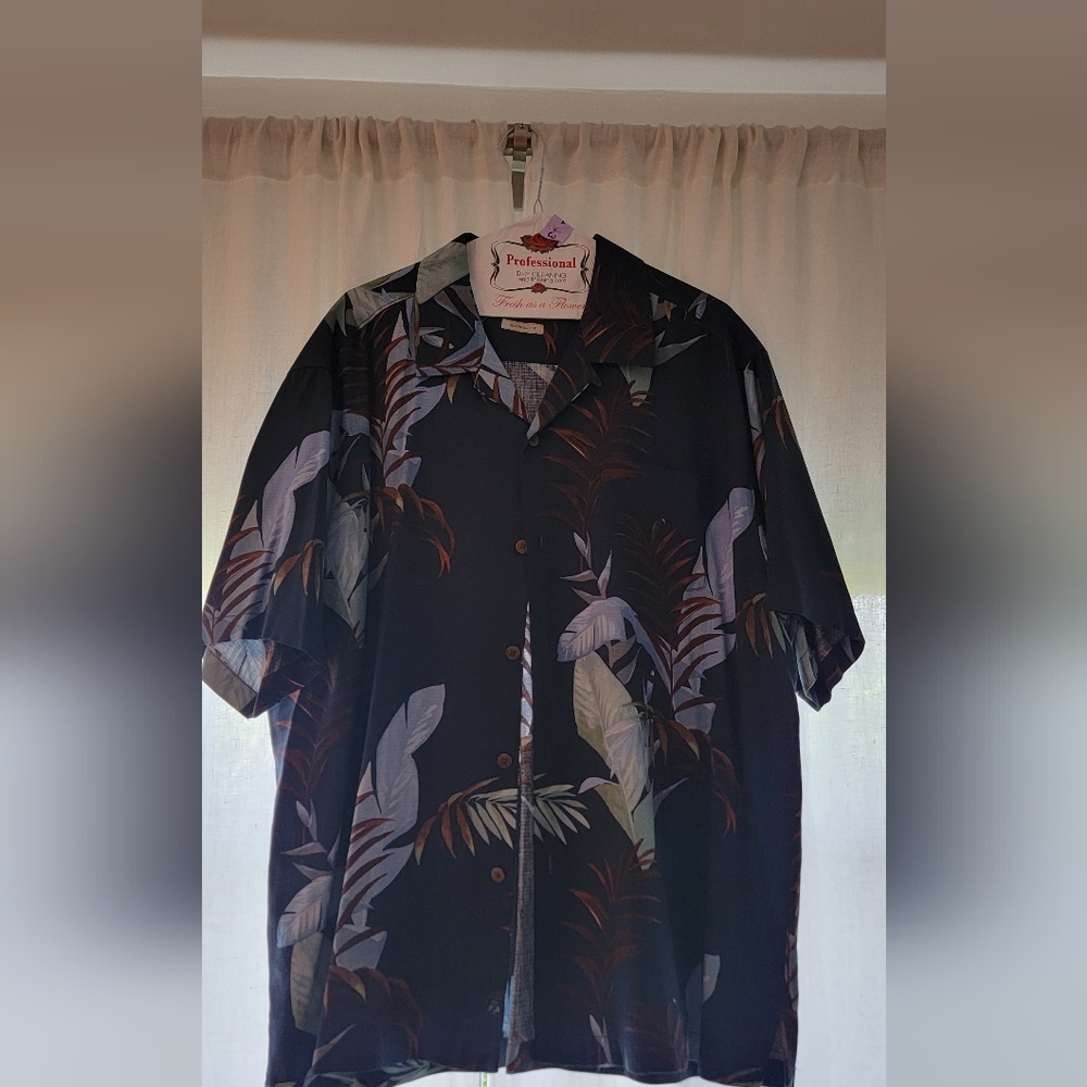 Tommy Bahama Blue Tropical Shirt